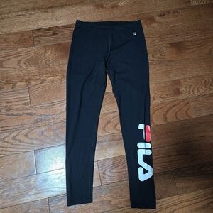 Fila Kids Black Leggings